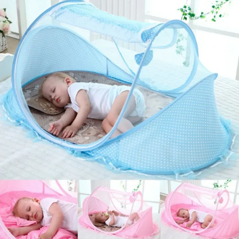 Kids Outdoor Daybed - 0-3Years Tragbare Faltbare Baby Netting Polyes