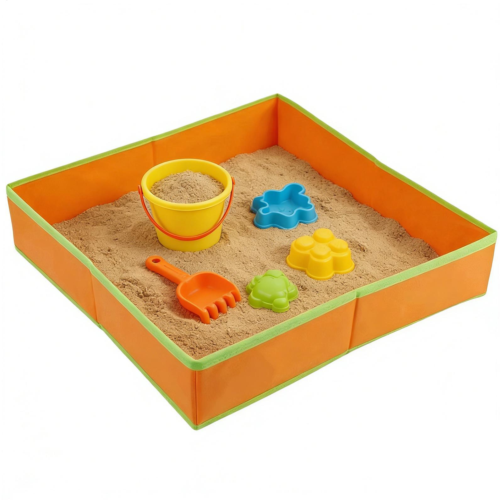 Kids Outdoor Activity Table - Sandtisch für Kinder Outdoor-Sensoriktisch Faltbares Spieltablett