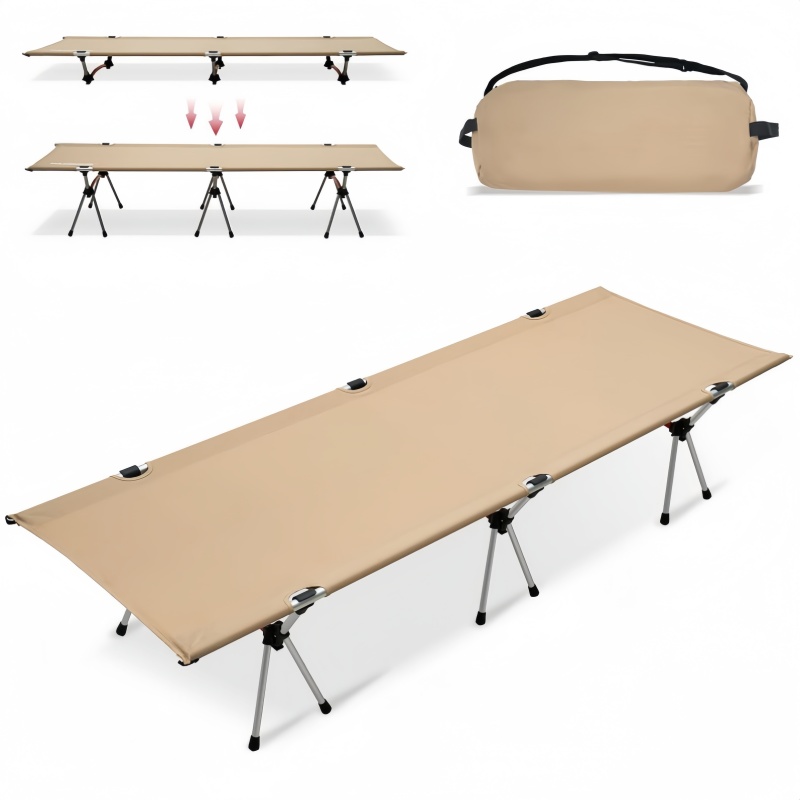 Kids Outdoor Daybed - Outdoor Camping Klappbett Tragbares Ultraleichtes Aluminiumlegierungs-Bett
