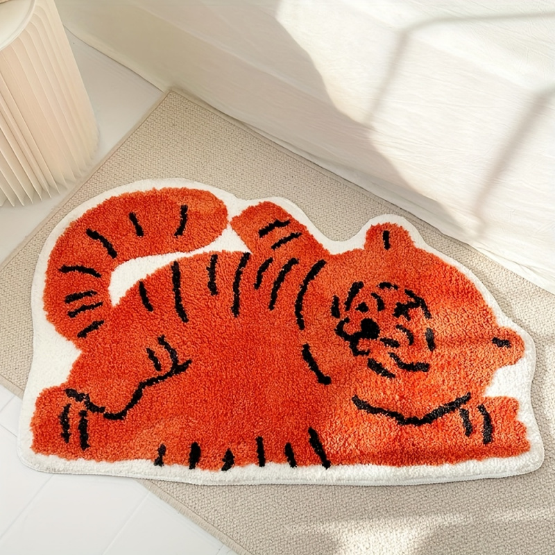 Kids Outdoor Flooring - VIKAMA Kawaii Liegende Katze Teppich, Weicher