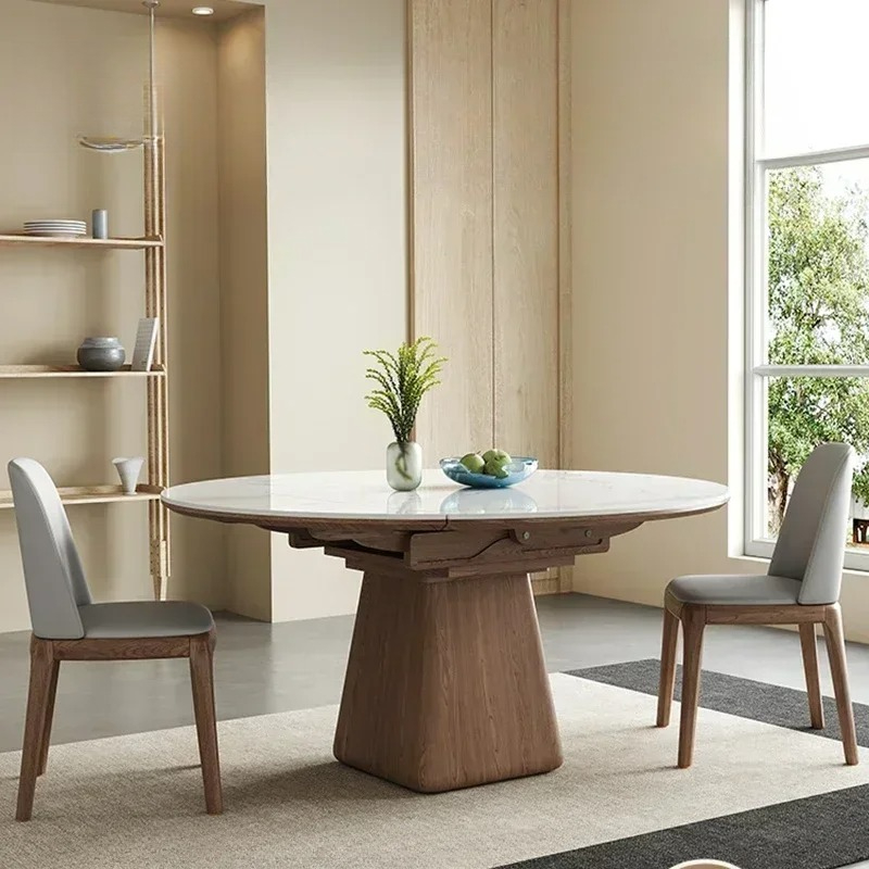 Kids Outdoor Dining Table - m für ausziehbarer Esstisch, runde industrielle