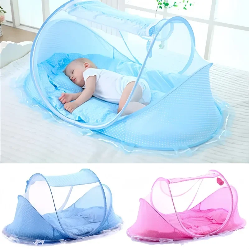 Kids Outdoor Daybed - Baby Bettwäsche Krippe Netting Tragbare Faltbare