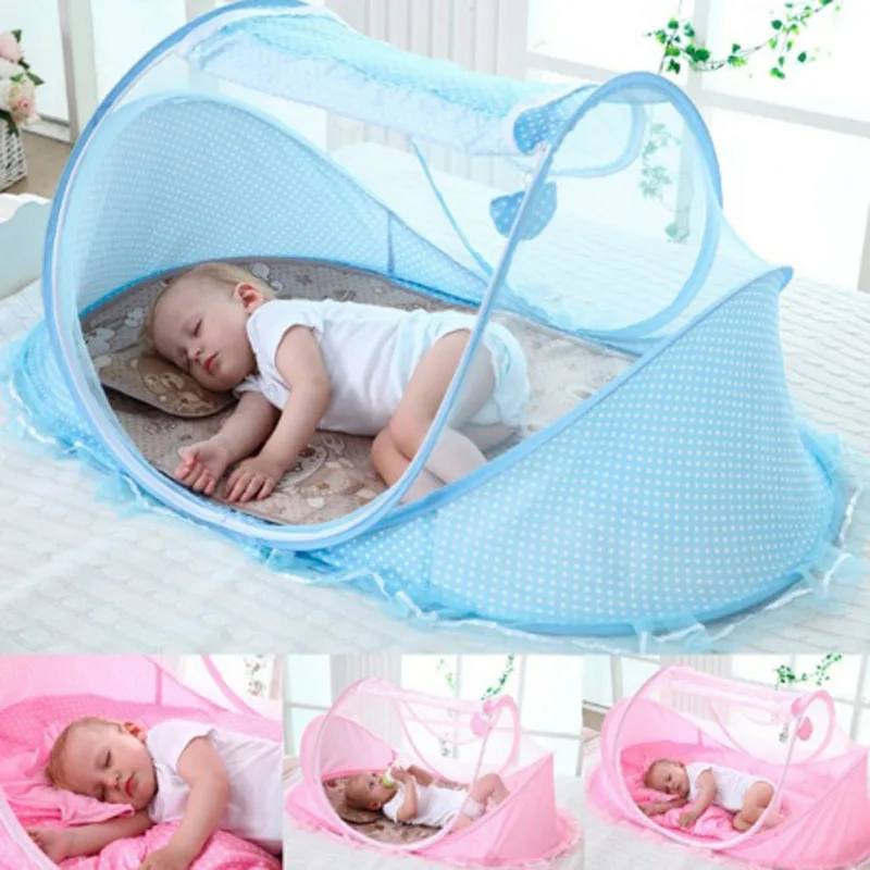 Kids Outdoor Daybed - 0-3Years Tragbare Faltbare Baby Netting Polyes