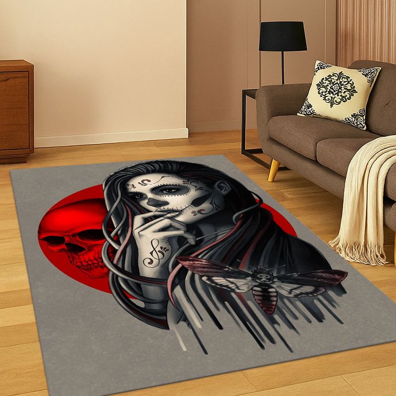 Gotischer Totenkopf-Teppich mi – Kids Outdoor Flooring Bewertung und Preis
