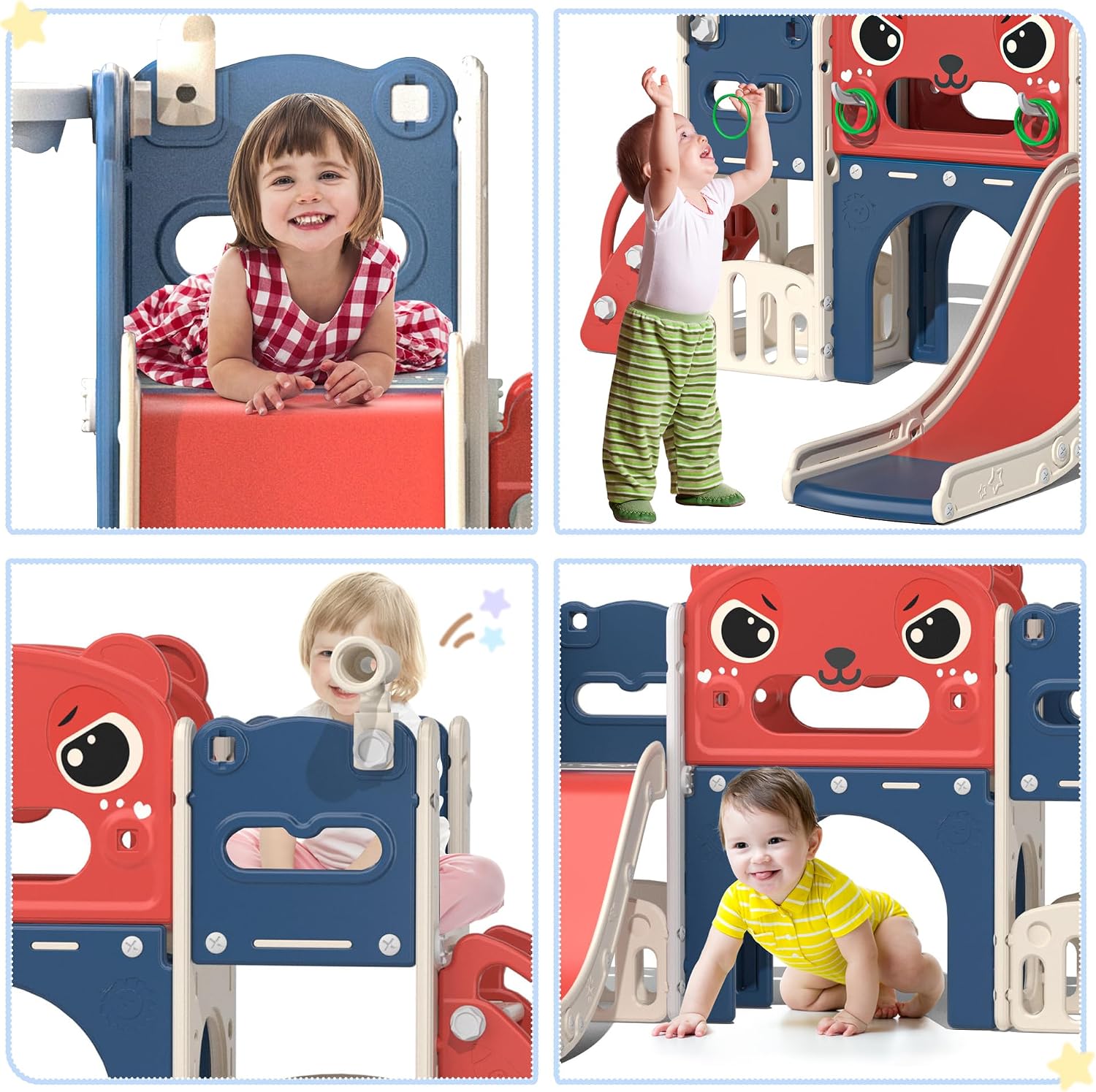 9-in-1 Kleinkind-Rutsche-Spiel – Kids Outdoor Climber Bewertung und Preis