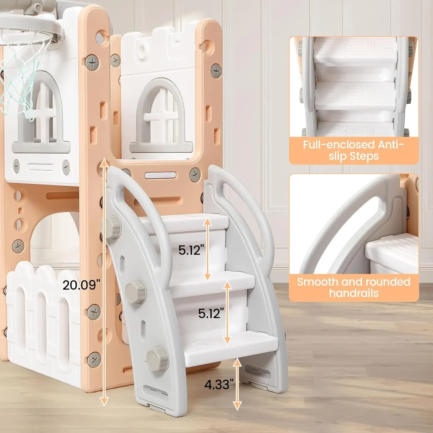 8-in-1 Kleinkind-Rutsche-Spiel – Kids Outdoor Climber Bewertung und Preis