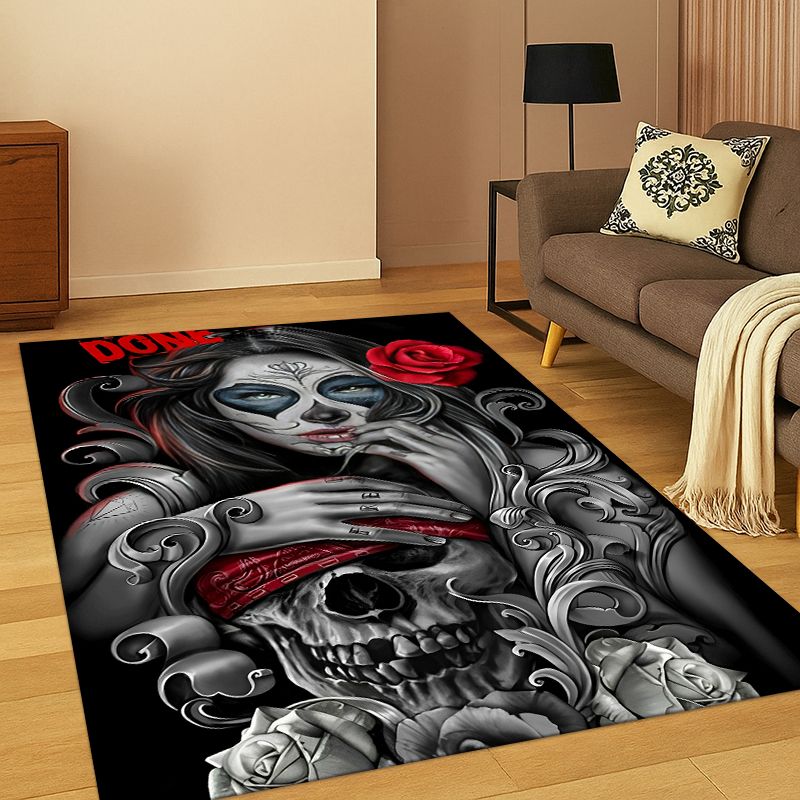 Gotischer Totenkopf-Teppich mi – Kids Outdoor Flooring Bewertung und Preis