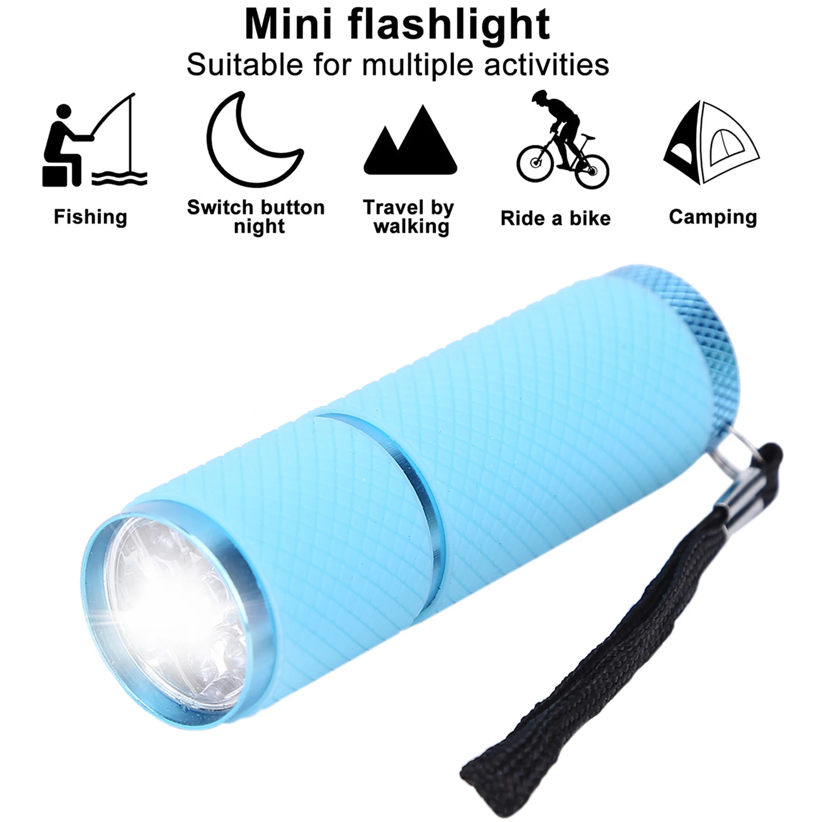Mini Taschenlampe 9 LED Tasche – Kids Outdoor Movie Night Bewertung und Preis