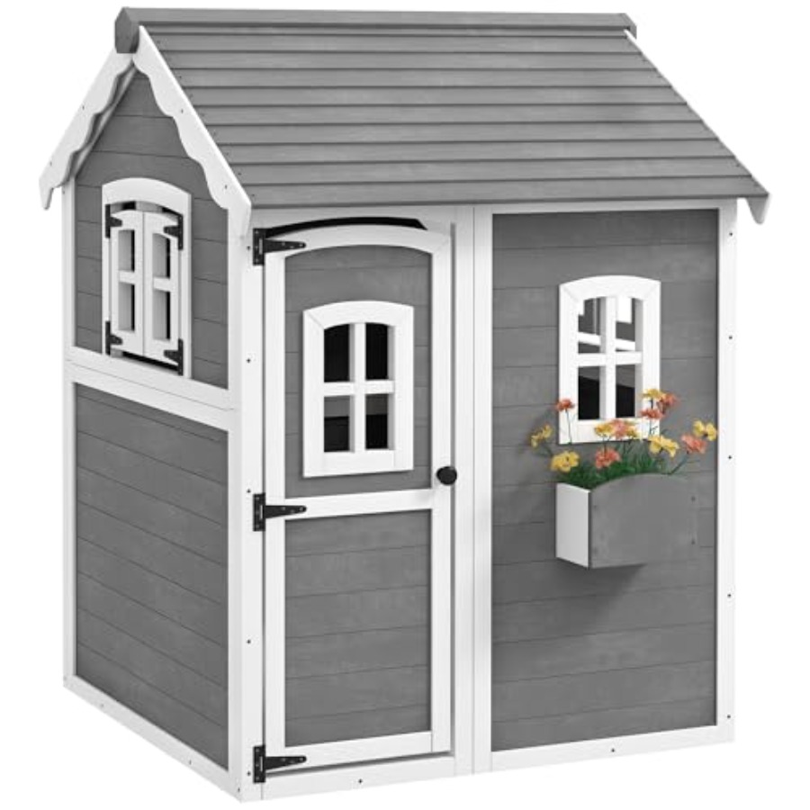Outdoor-Holzspielhaus für Kind – Kids Outdoor Flooring Bewertung und Preis
