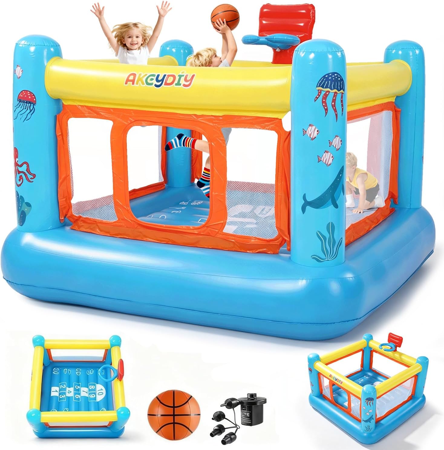 Hüpfburg, PVC Aufblasbare Hüpf – Kids Outdoor Jump House Bewertung und Preis