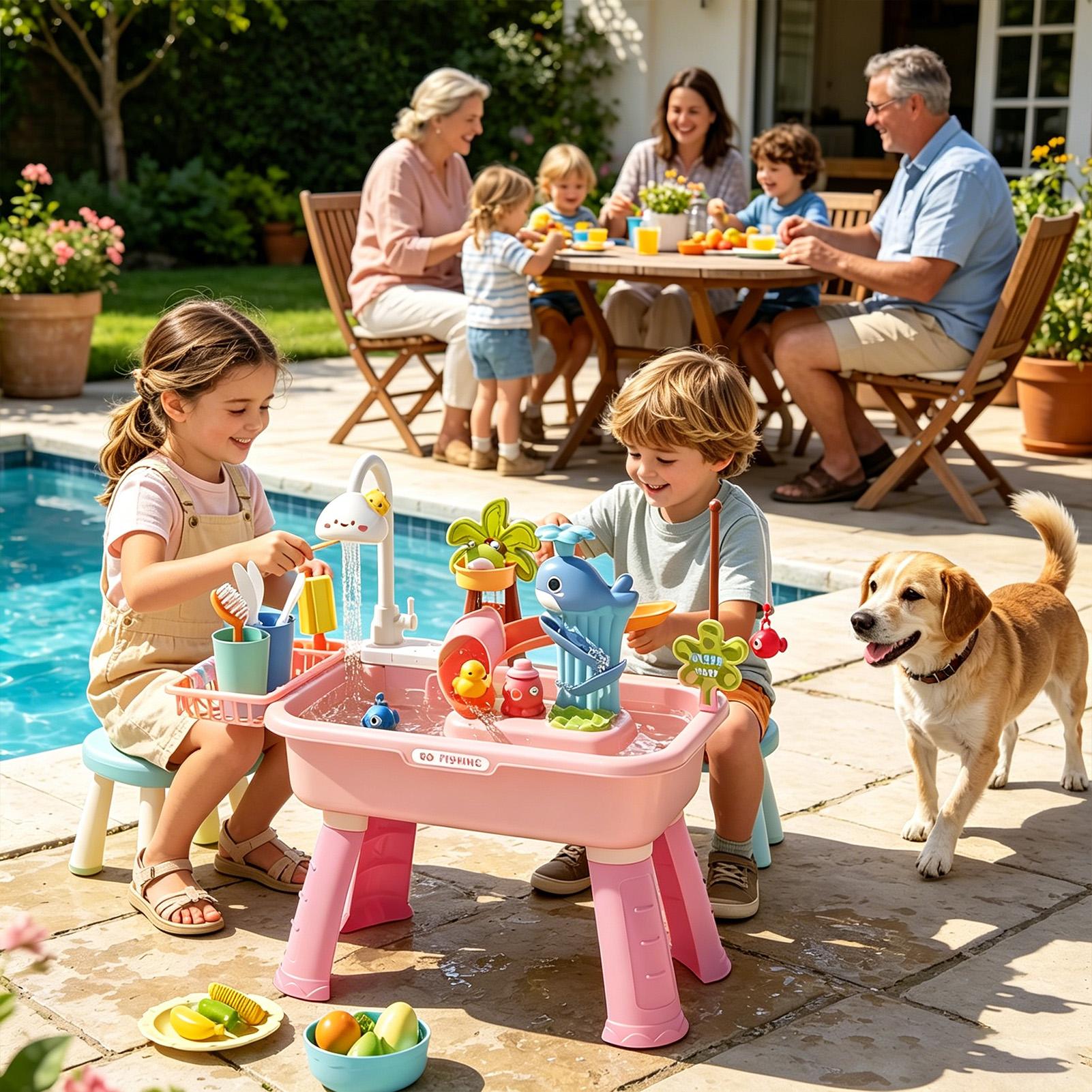 Wasserspieltisch für Kinder mi – Kids Outdoor Activity Table Bewertung und Preis