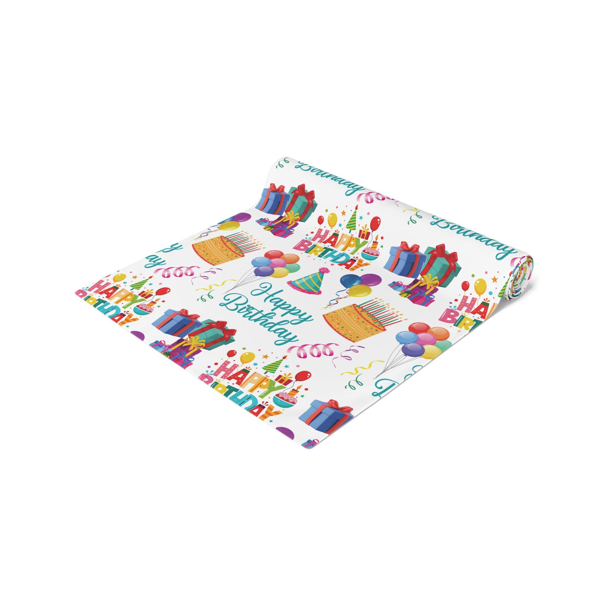Bunter Geburtstags-Tischläufer – Kids Outdoor Dining Table Bewertung und Preis