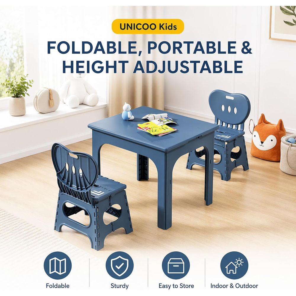Klappbares Tisch- und Stuhl-Se – Kids Outdoor Activity Table Bewertung und Preis