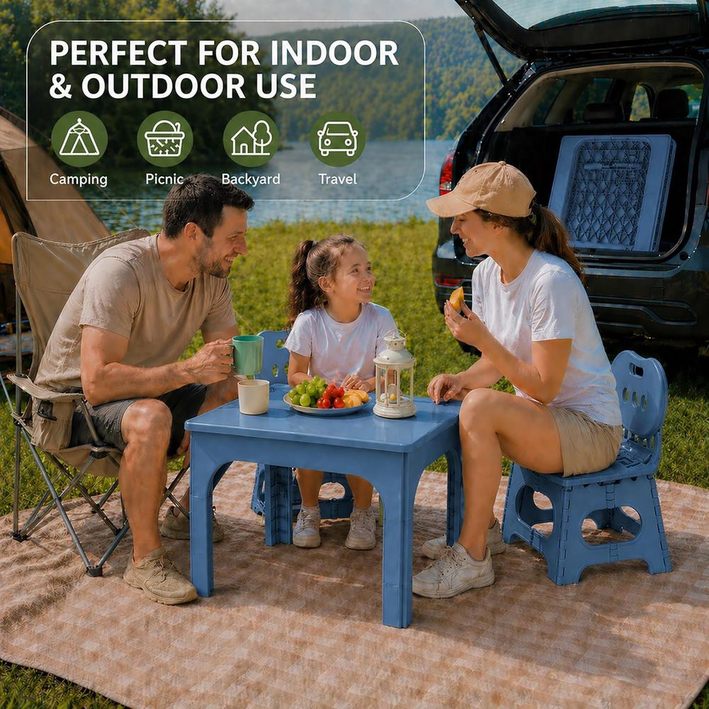 Klappbares Tisch- und Stuhl-Se – Kids Outdoor Activity Table Bewertung und Preis