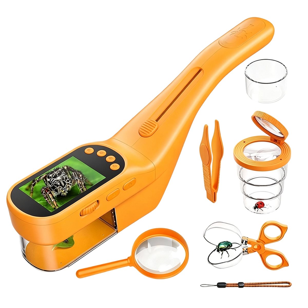 500X Handmikroskop für Kinder, – Kids Outdoor Microscope Bewertung und Preis
