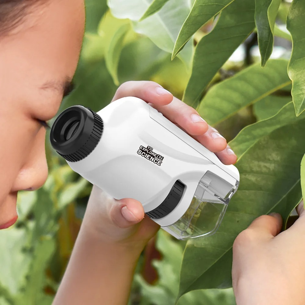 Handmikroskop mit 60X 120X Ver – Kids Outdoor Microscope Bewertung und Preis