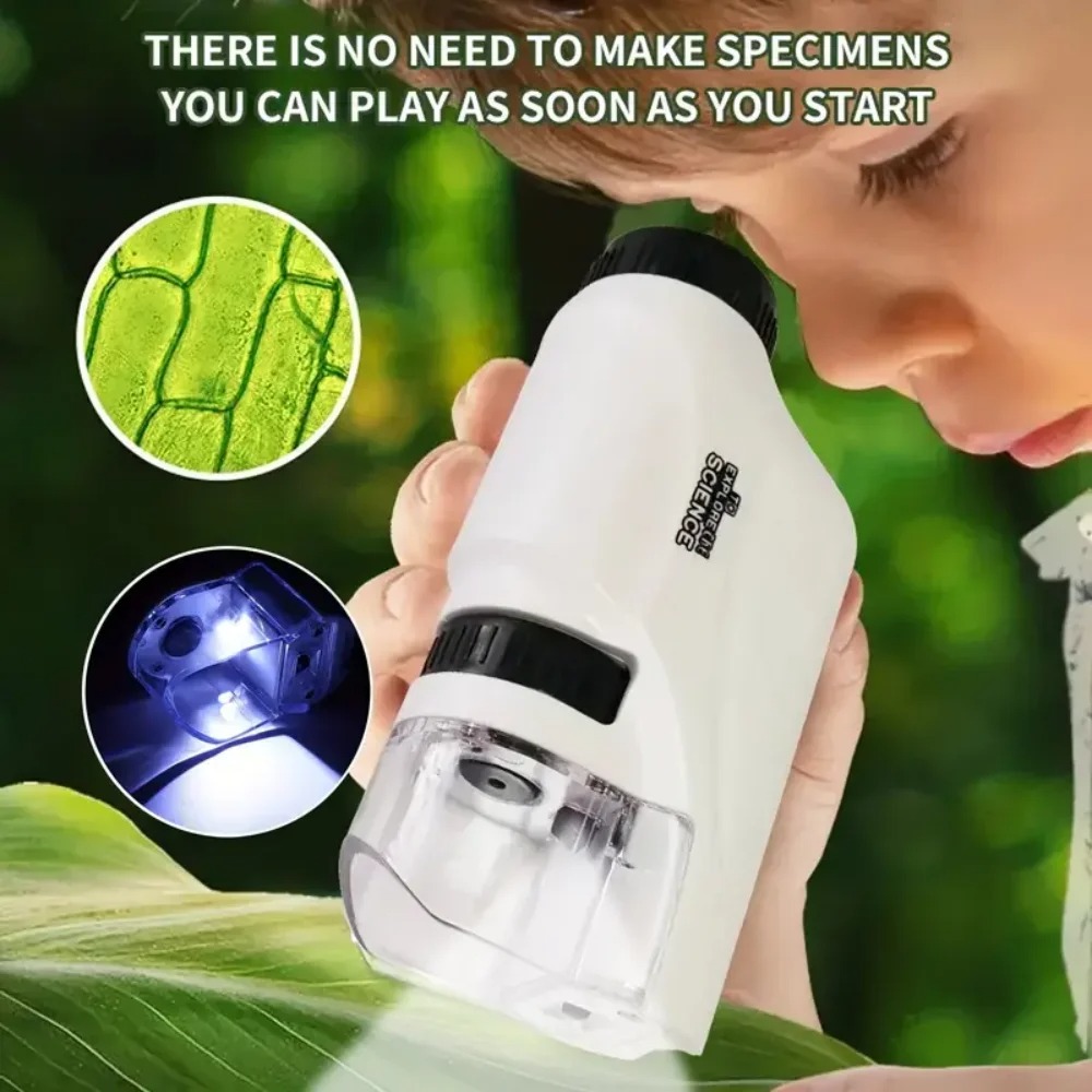 Handmikroskop mit 60X 120X Ver – Kids Outdoor Microscope Bewertung und Preis