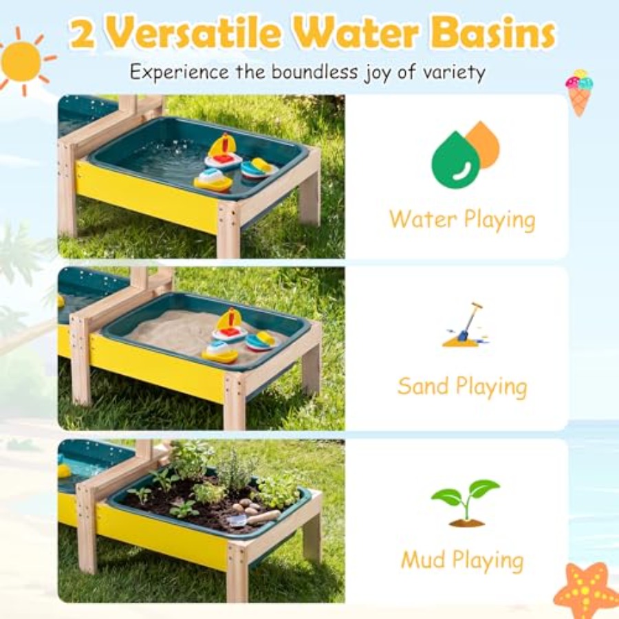 Outdoor-Spielset für Kinder ab – Kids Outdoor Activity Table Bewertung und Preis