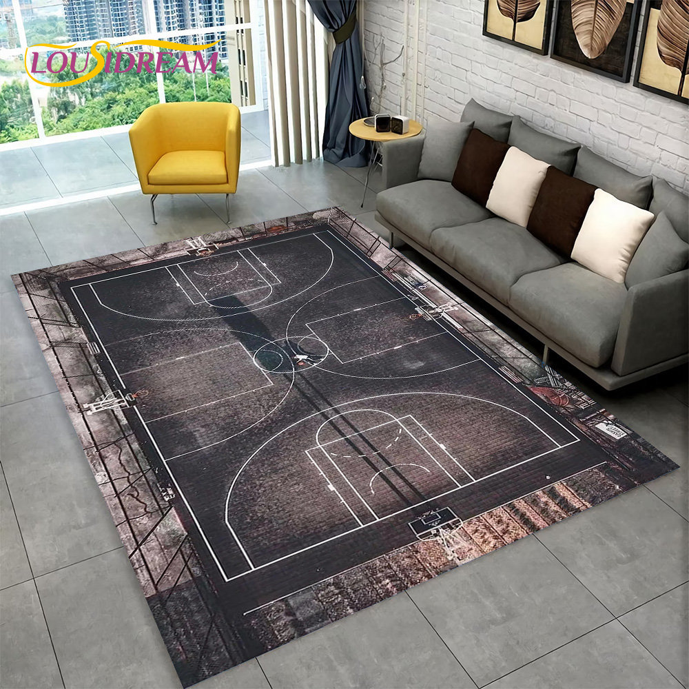 3D Basketball Cour Cartoon Ber – Kids Outdoor Flooring Bewertung und Preis