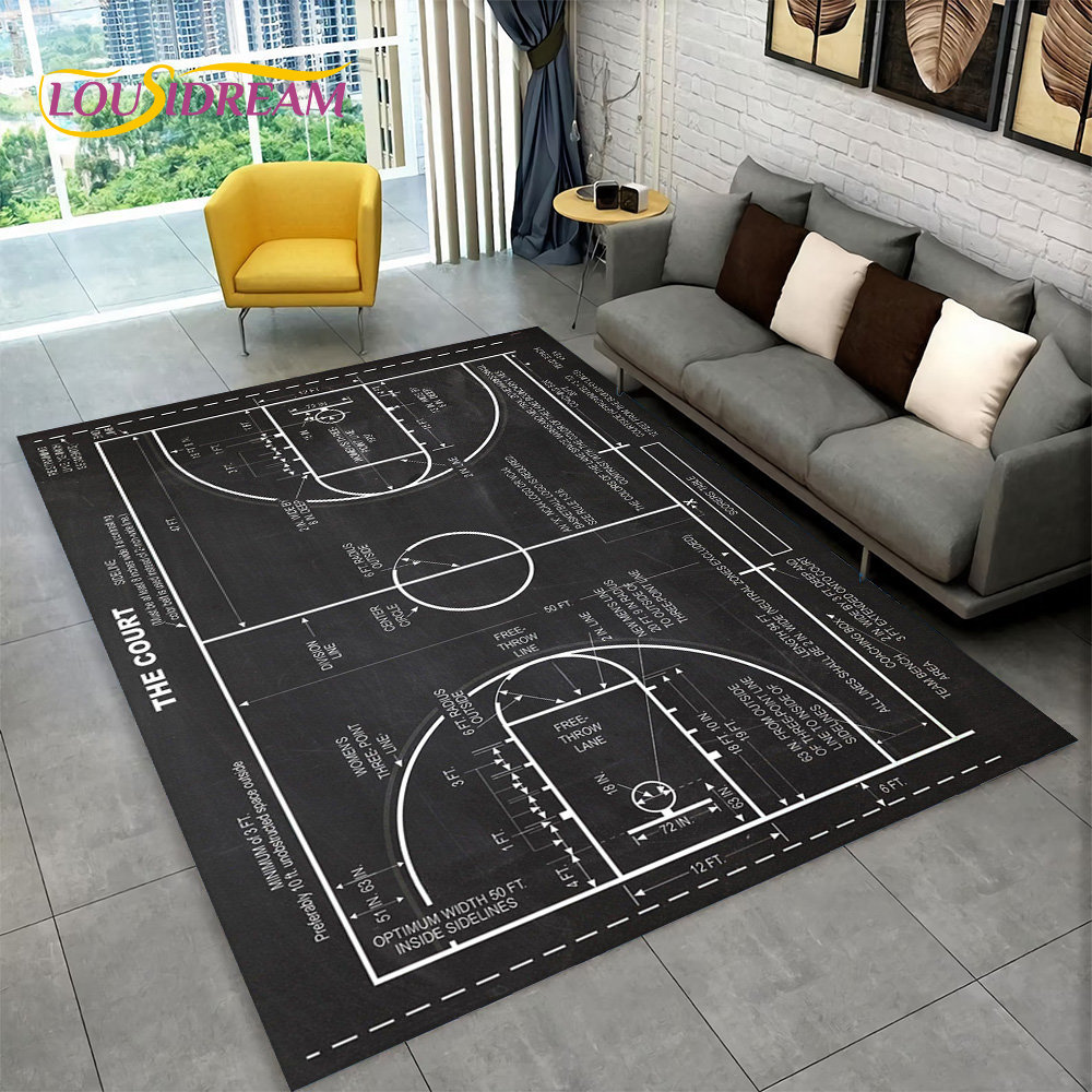 3D Basketball Cour Cartoon Ber – Kids Outdoor Flooring Bewertung und Preis