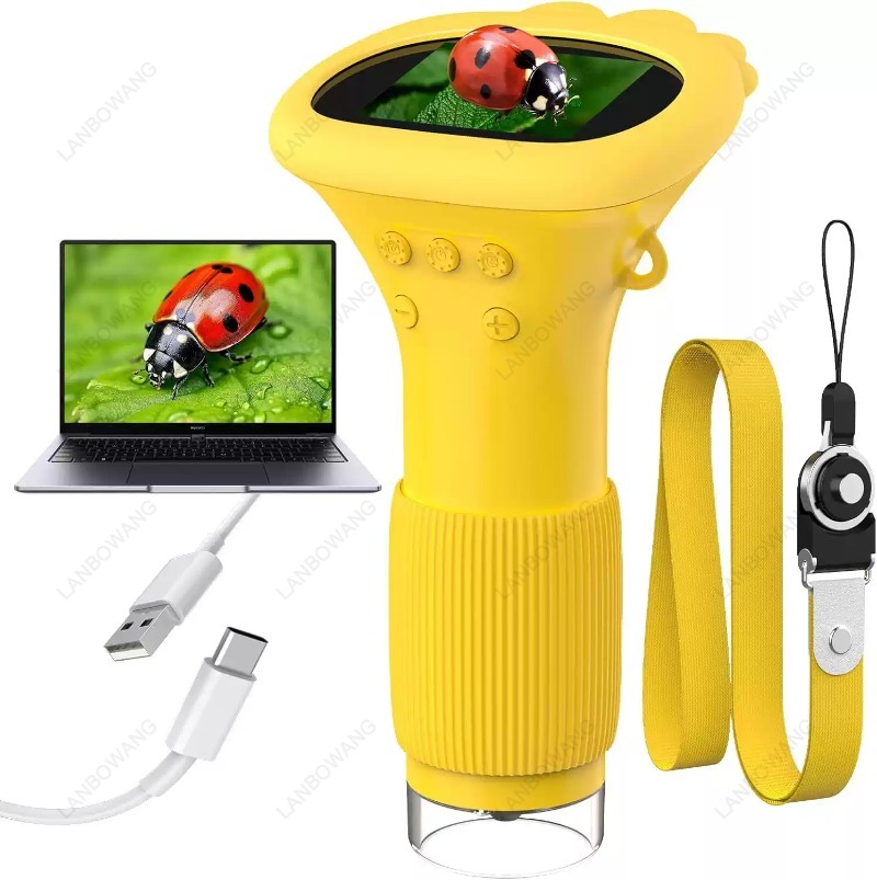 2 Zoll IPS Digitales Kindermik – Kids Outdoor Microscope Bewertung und Preis