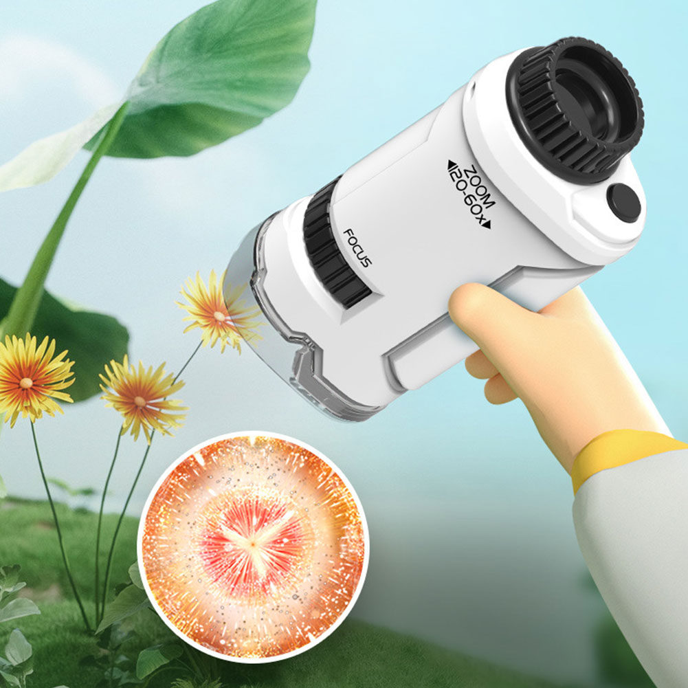 Neue 60x-120x Handheld Mikrosk – Kids Outdoor Microscope Bewertung und Preis
