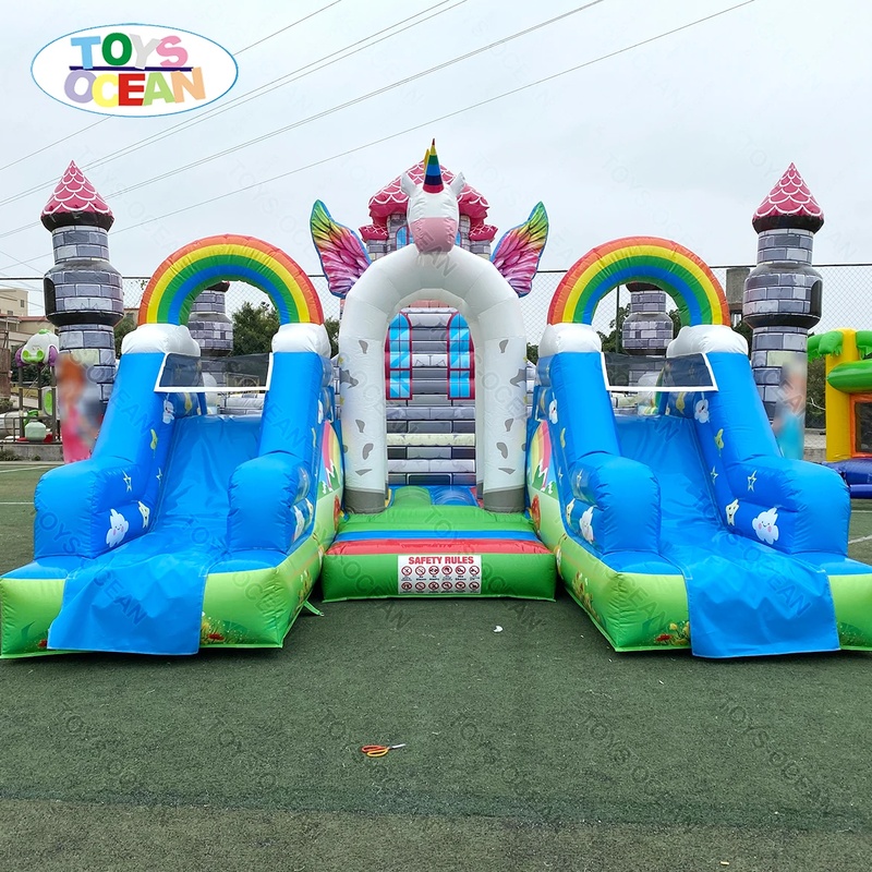 Maßgefertigter Großer Outdoor- – Kids Outdoor Jump House Bewertung und Preis