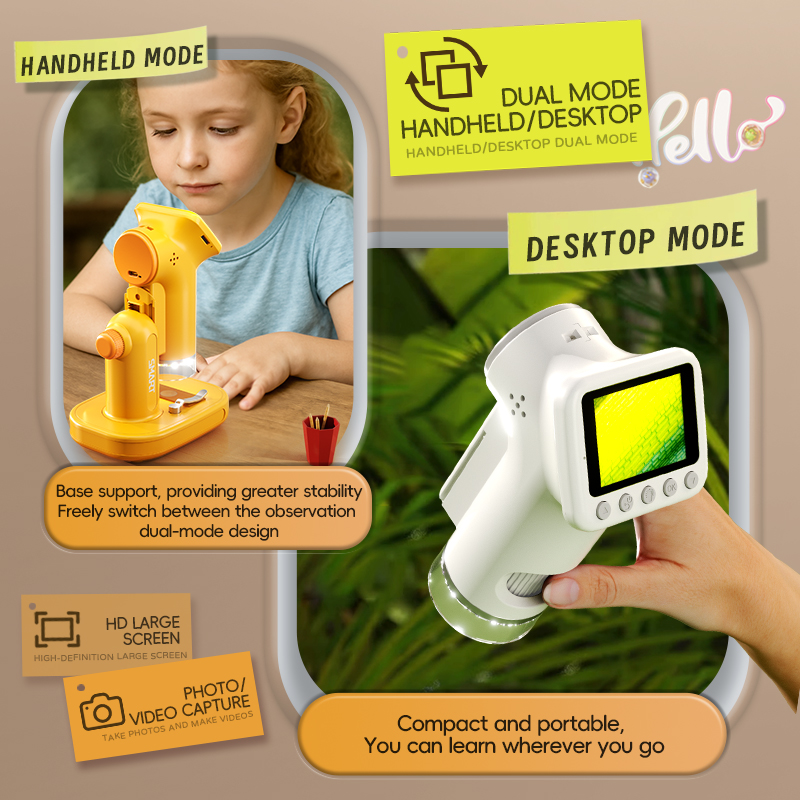 1600X Handmikroskop mit 2-Zoll – Kids Outdoor Microscope Bewertung und Preis